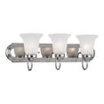 thumbnail image 1 of 483-CH-Millennium Lighting-3 Light Bath Vanity-8.5 Inches Tall and 24 Inches Wide-Chrome Finish, 1 of 4