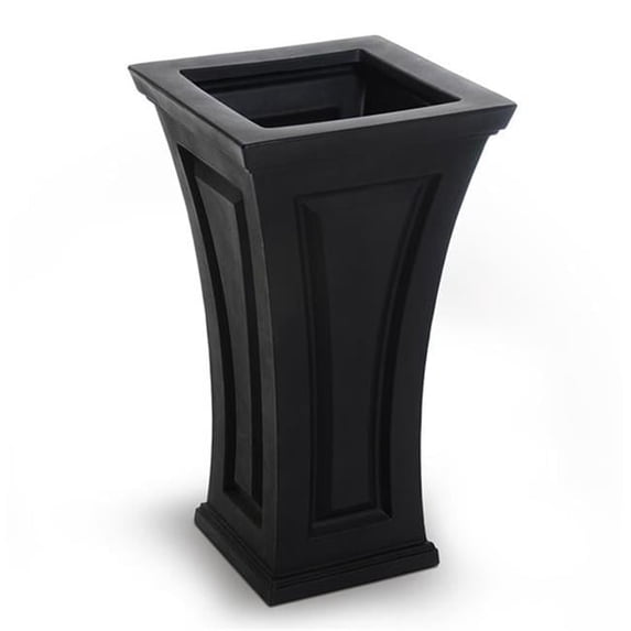 4834B Cambridge Tall Planter - Black