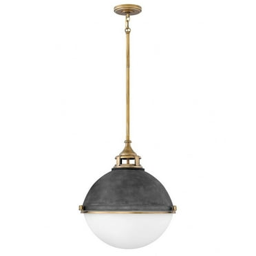 4835DZ Fletcher Chandelier, Aged Zinc