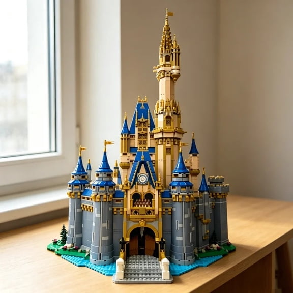 4837pcs Hot Castle Model Building Blocks Modular Dream House Creative DIY Desktop Decoration Toys For Christmas Gifts