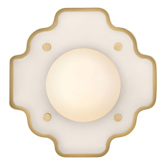 48410LTP-LL Hinkley Lighting Howe - 5W 1 LED Small Wall Sconce-7.5 Inch Tall and 7.5 Inch Wide-Light Taupe Finish