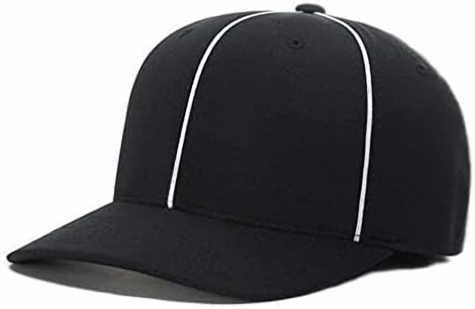 485  Black with White Piping Referee Hat  Football Umpire  Pulse R-Flex Performance