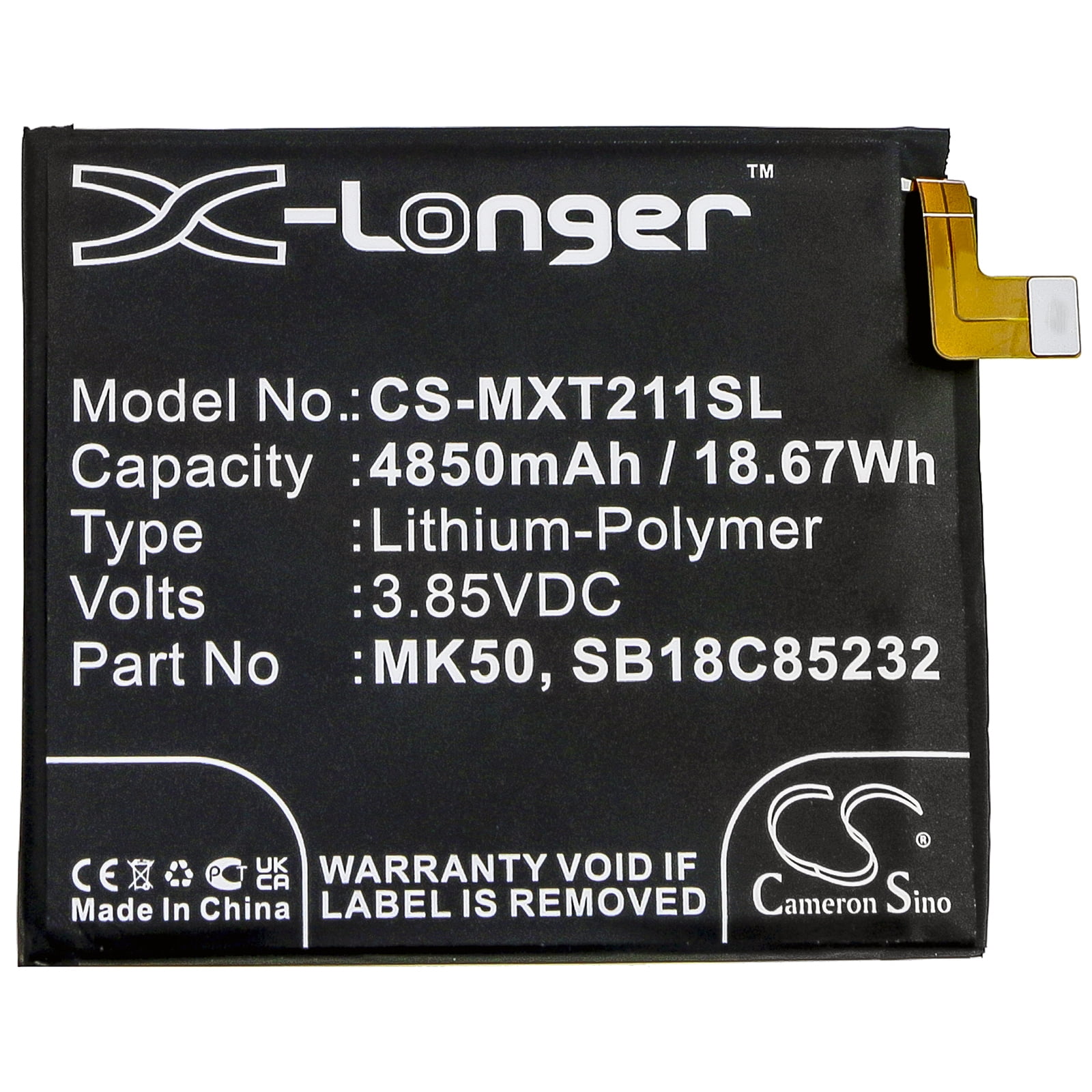 4850mAh MK50 SB18C85232 Battery for Motorola XT2113-3 Moto One 5G Ace Moto G 5G XT2113-5 Moto G 5G 2021 XT2113-2