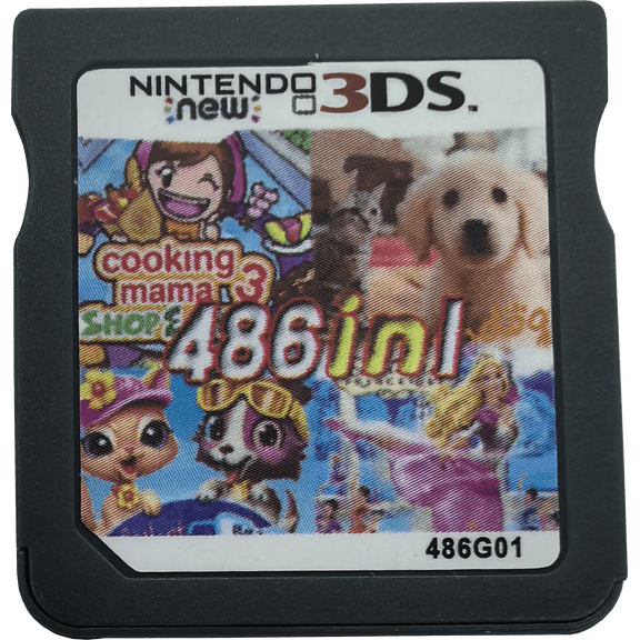 486-in-1 super combination NDS game card , retro game collection, US version.