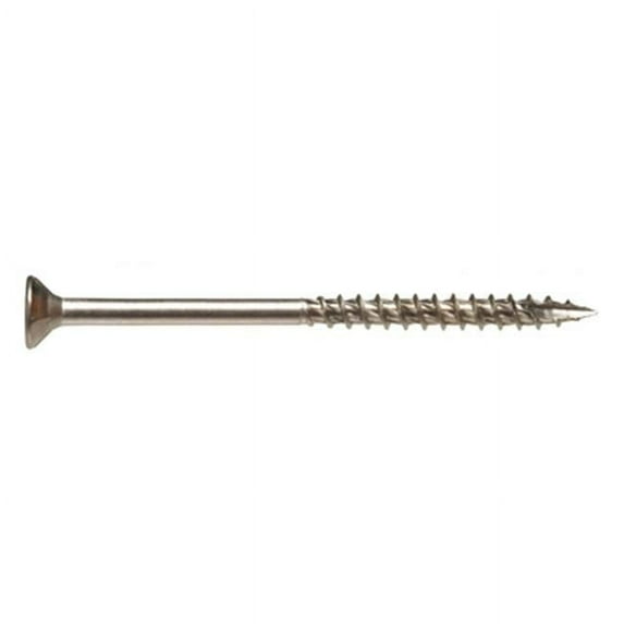 48619 8 x 1.25 in. Stainless Steel Star Outdoor Wood Screws