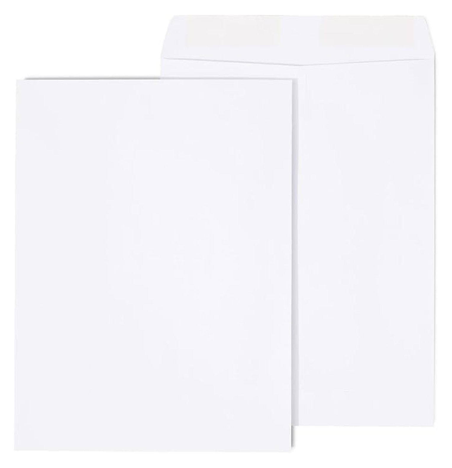486949 Gummed Catalog Envelopes 9-Inch L X 12-Inch H White 250/Box (486949R)