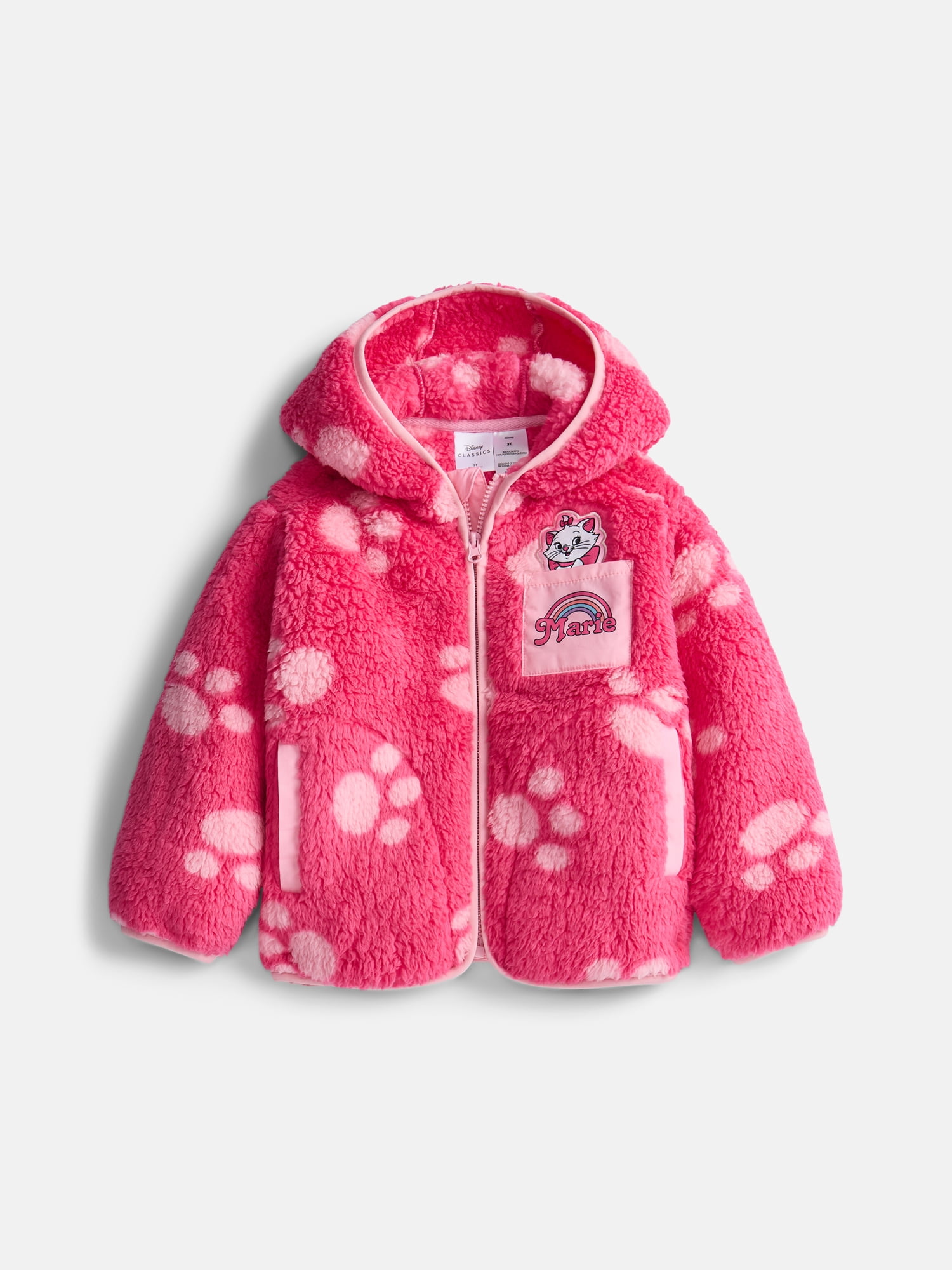 Character Toddler Fleece Jacket with Hood, Sizes 12M-5T