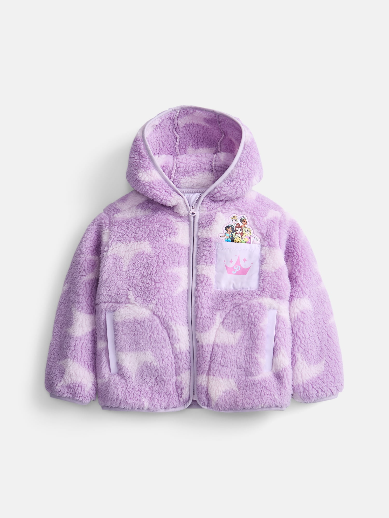 Character Toddler Fleece Jacket with Hood, Sizes 12M-5T