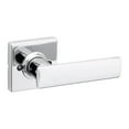 thumbnail image 1 of Kwikset Breton Square Half-Dummy Lever Doorknob Polished Chrome, 1 of 8