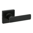 thumbnail image 1 of Kwikset Breton Square Half-Dummy Lever Doorknob Matte Black, 1 of 8