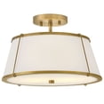 thumbnail image 1 of Hinkley Lighting - Clarke - 24W 2 LED Medium Semi-Flush Mount-9.5 Inches Tall, 1 of 9