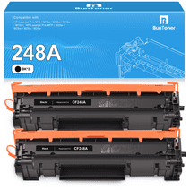 48A CF248A Toner Cartridge for HP 48A Compatible with HP LaserJet Pro M15w M16w M30w M31w Printer, 2 Pack(Black)