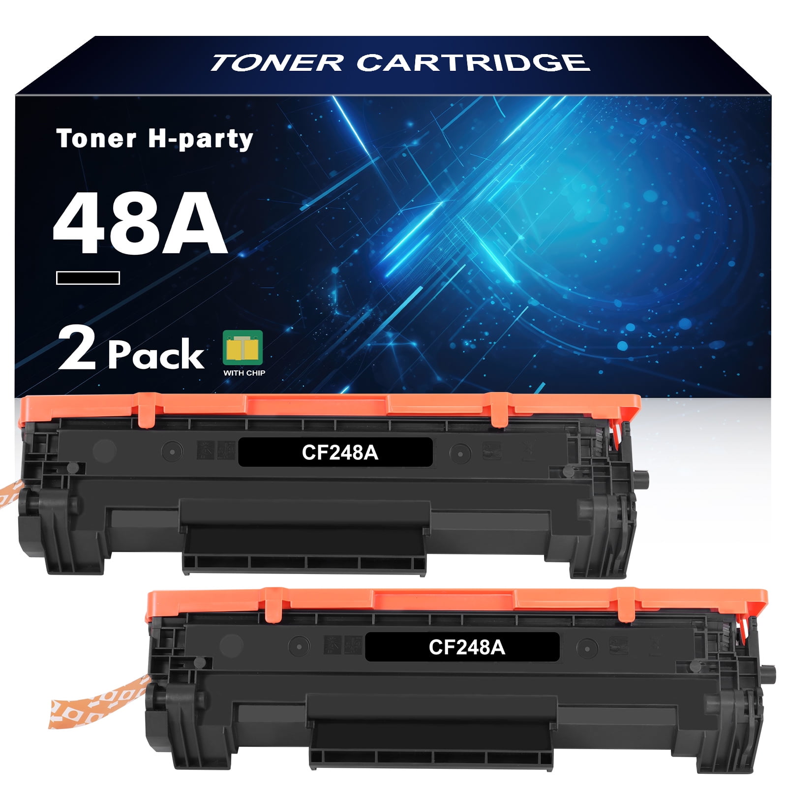 48A Toner Cartridge 2Pack Compatible for HP 48A CF248A for HP Laserjet