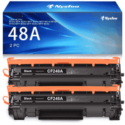 48A Toner Cartridge Compatible for HP 48A CF248A for Laserjet Pro M15w M29w M28w M15a Printer Ink 2 Black