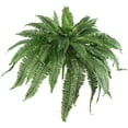 thumbnail image 1 of 48IN Artificial Boston Fern Large Hanging Plant, Set of 2 Artificial Ferns that Look Real for Home Décor, 1 of 3