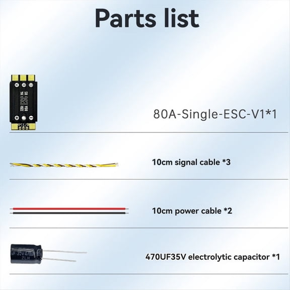 48K AM32 3-8S 80A ESC for FPV Racing Drones, Single Electronic Speed Controller, Enhanced Flight Stability