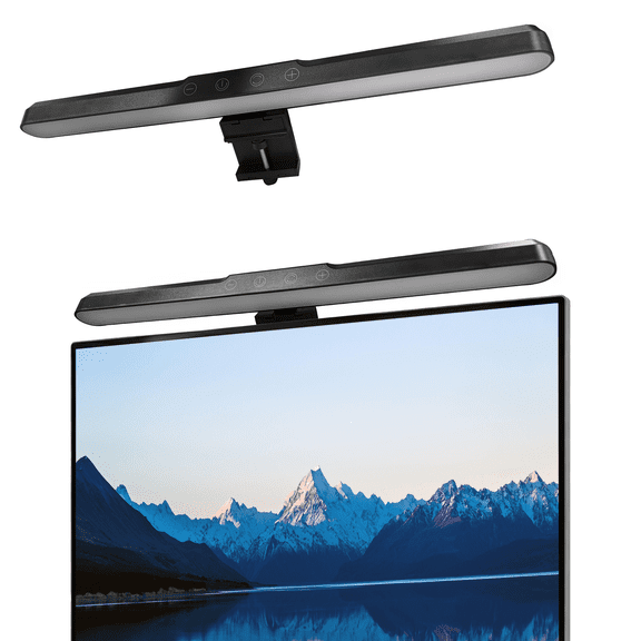 Touch Control Monitor Light Bar, Eye-Care USB Reading Lamp, Juhefa 12.99'' LED Screen Computer Lights with Ultrawide Lighting, 3 Color Temperature Dimmable Desk Light for Home Office Gaming