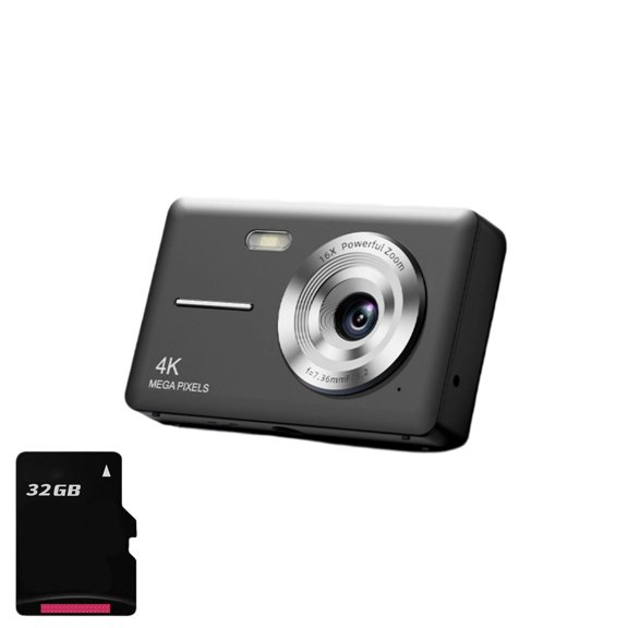 48MP Digital Camera Advanced Scene Detection Great for Travel Enthusiasts Fashionable and Texture Shell