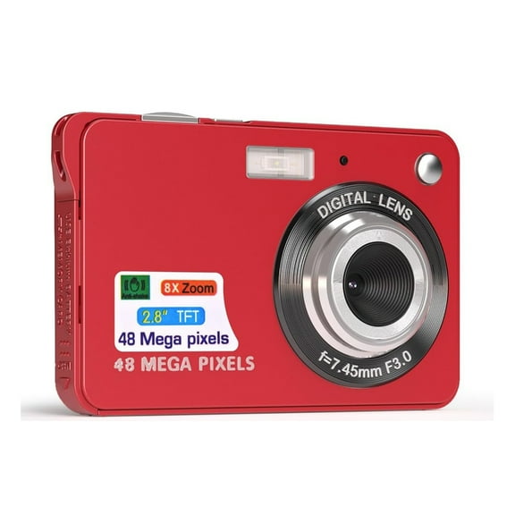 48MP Digital Camera For Teenagers 8X Zooming Lightweight Camera With 2.7Inch TFTScreen Photo Camera Camcorder