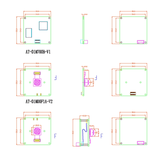 48MP Fixed Focus Camera Module USB Driver Free High-Definition 48 Million PDAF Fast Autofocus Module Autofocus