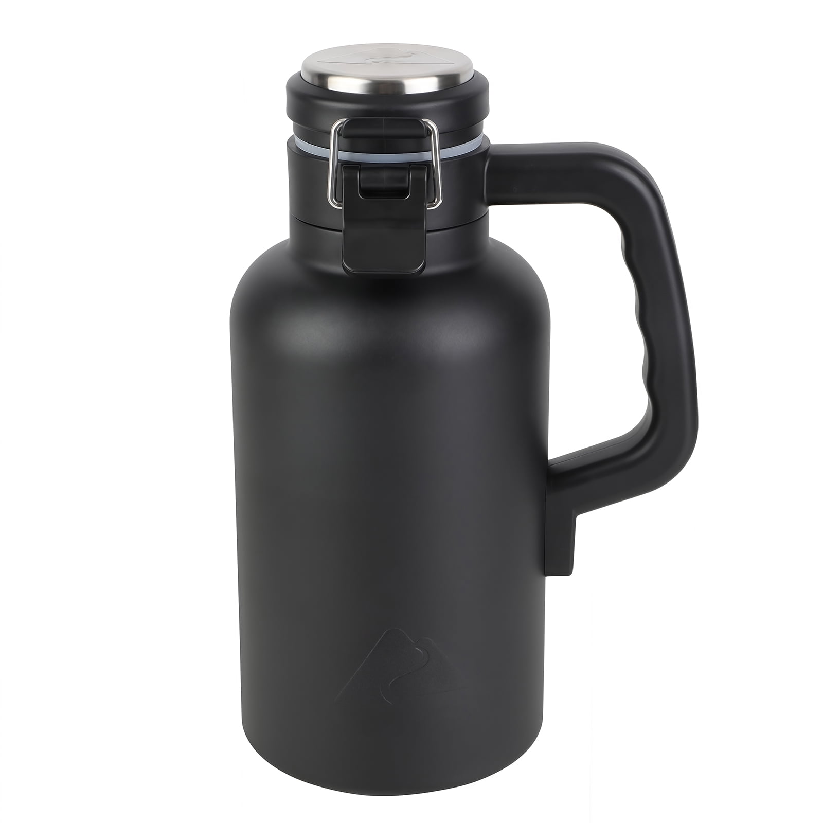 Ozark Trail 48oz Stainless Steel Insulated Growler, Leak-Proof Travel Bottle, Black