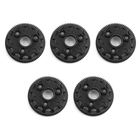 48P 76T Gear Set for TRAXXAS 1/10 RC Cars Precision Manufactured, Smooth Performance Spare, 5Pcs