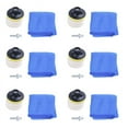 thumbnail image 1 of 48PC 3Inch 75mm Felt Polishing Pad Windscreen Scratch Repair Glass Polishing Kit, 1 of 9