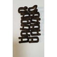 thumbnail image 1 of 48PC LOT - JOY MANGANO HUGGABLE HANGERS CASCADING MINI HOOKS (Espresso), 1 of 2