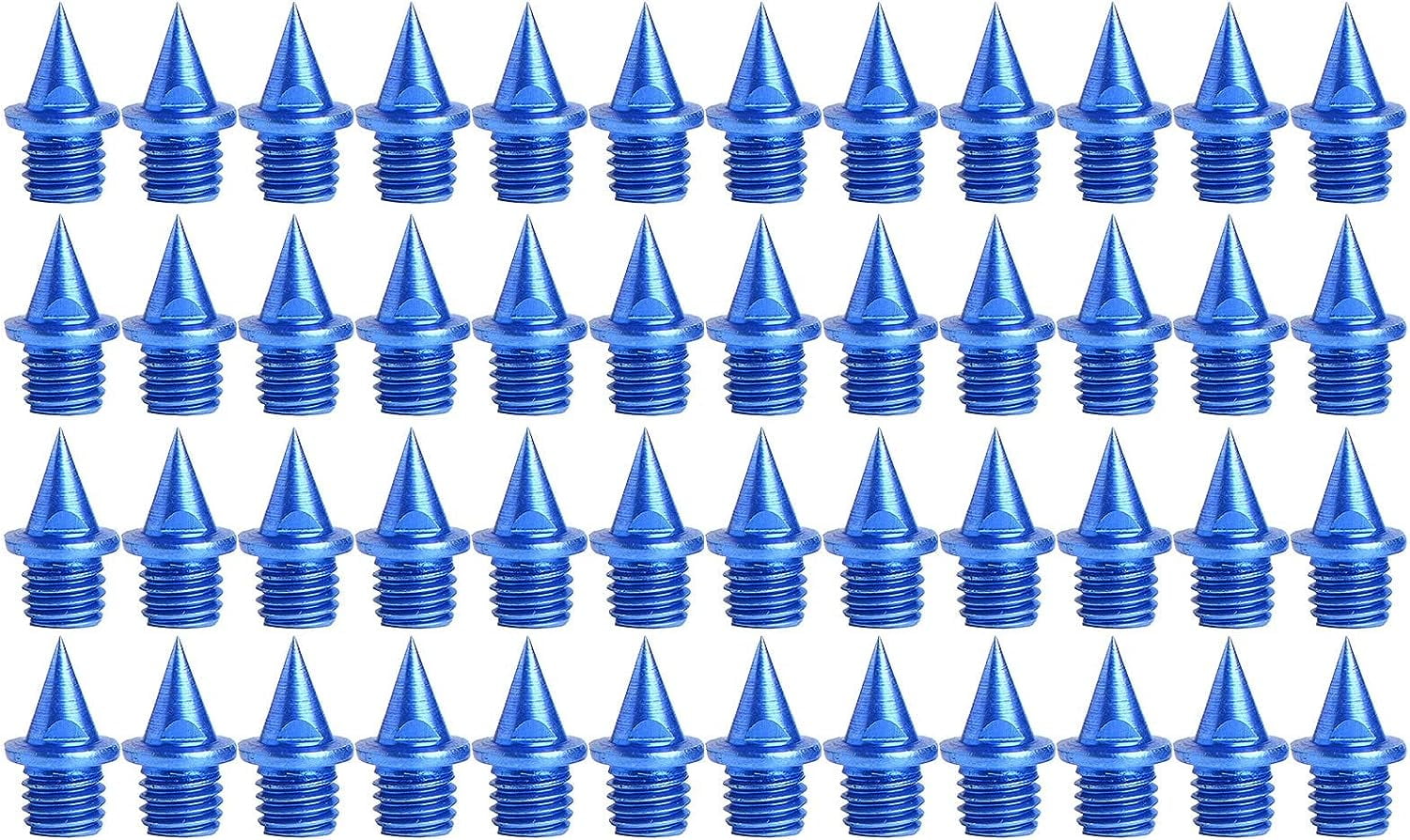 48PCS Carbon Steel Track Spikes 1/4 Inch Lighter Weight Spikes for