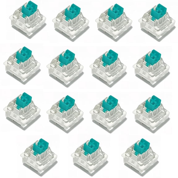 48PCS Outemu Dustproof Green Replacement Switches, Pre Lubed 3pin Heavy Clicky Switches for Mechanical Gaming Keyboard/3D Prints
