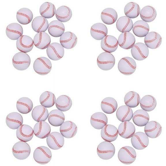 48Pack Baseball Foam Softball 9Inch Adult Youth Training Sporting Batting for Game Pitching Catching Training