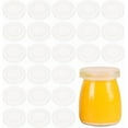 thumbnail image 1 of 48Pcs 2inch Yogurt Jar Lids Clear Bottle Caps Compatible with Oui Yogurt Jars, 1 of 9