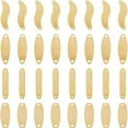 thumbnail image 1 of 48Pcs 4 Styles Rectangle Link Pendants Horse Eye Connector Charms Oval Link Charms Golden Geometric Links Connectors Stainless Jewelry Making, 1 of 7