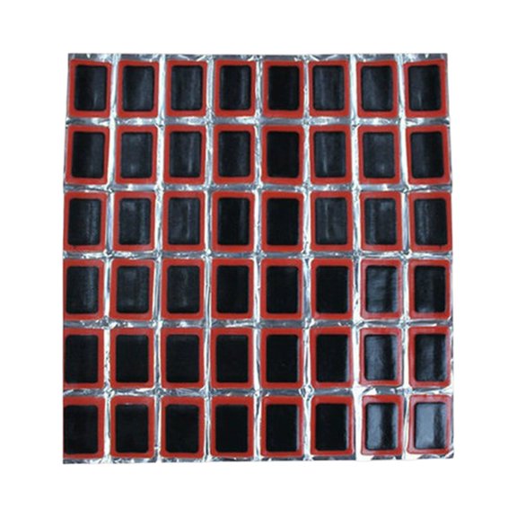 48Pcs Bicycle Inner Tube Repair Patches, Round and Rectangular Rubber Puncture Cold Patch Kit for Bike Tires, Motorcycles and Inflatables, 1.14" & 1.30"x0.98"