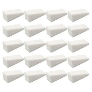 20pcs White Trapezoid Soft Foundation Puff Concealer Flawless Blending Makeup  Sponge,Nail Art Sponges Make Up Wedges Triangle Shape Sponge Cosmetic Wedges  Beauty Tool Practical and Fashion Black Friday