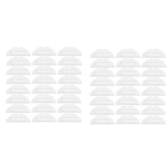 48Pcs Disposable Mop Cloth Replacement for S7 T7S Plus Robotic Vacuum Cleaner Pad Rags Spare Parts Kits