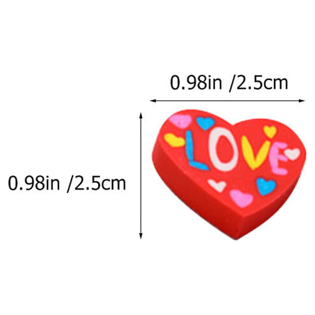 Feltom Valentines Day Gifts for Kids - 30 PCS Heart Erasers for