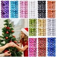 thumbnail image 1 of 48Pcs Mini Christmas Balls Ornaments for Xmas Small Tree, Shatterproof Christmas Hanging Ball Decorations for Xmas Christmas Tree, Hanging Ball for Holiday Wedding Party Decoration Green, 1 of 4