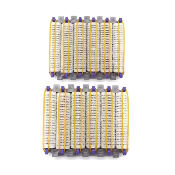 48Pcs Nylon Hook Loop Hair Rollers Set Hair Root Perm Rods Bars Curlers with Clips & Rubber Bands, 24 Pcs L & 24 Pcs S