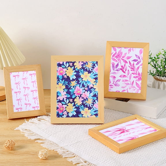 48Pcs Vintage Floral Scrapbook Paper Set Double Sided Flower Pattern Decorative Craft Paper for Birthday DIY Card