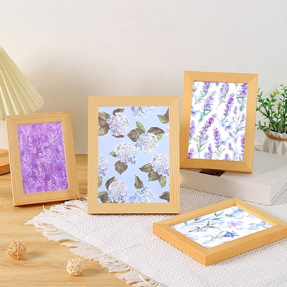 48Pcs Vintage Floral Scrapbook Paper Set Double Sided Flower Pattern Decorative Craft Paper for Birthday DIY Card