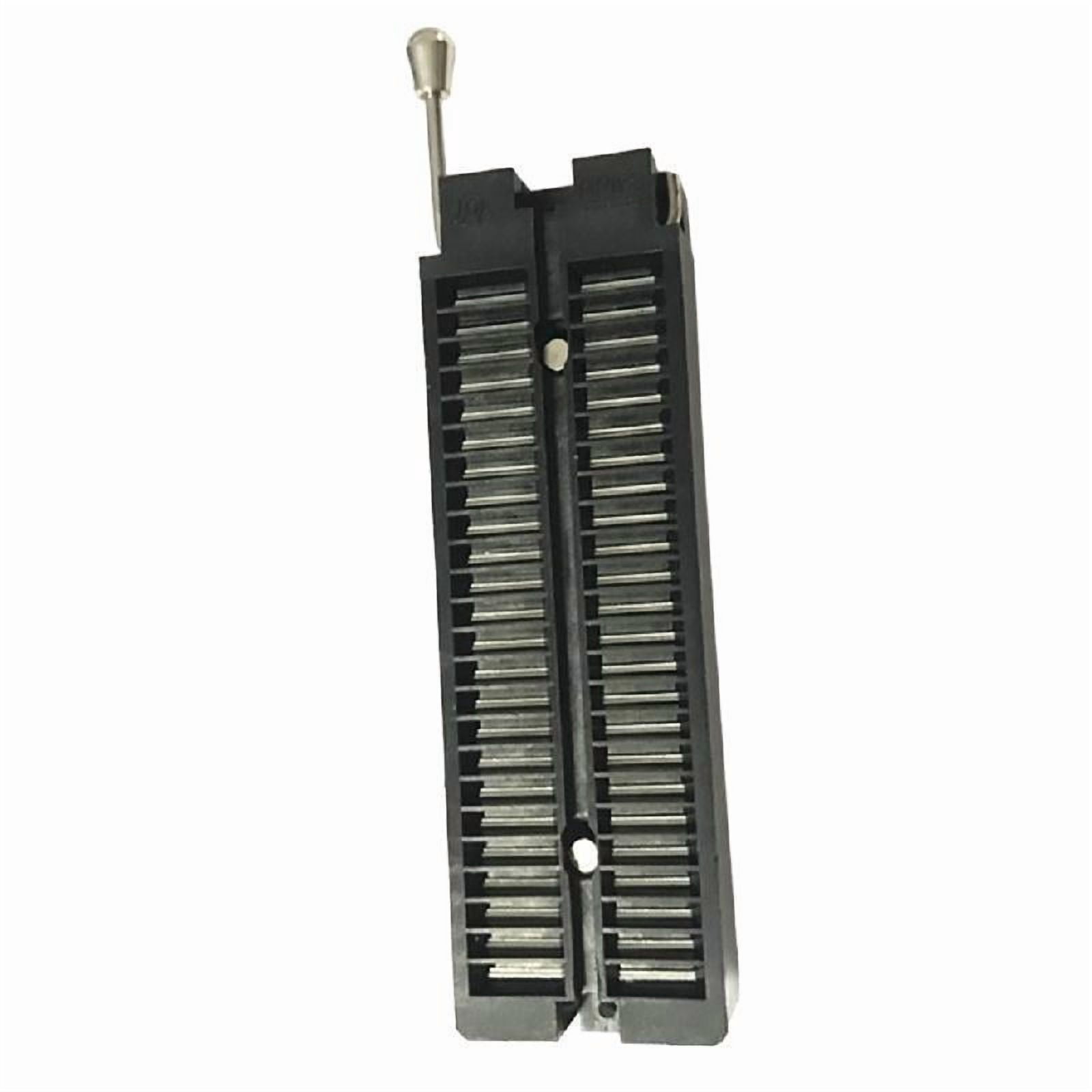 Socket 48 Pin 48Pin Round Hole Socket ZIF Socket IC Test Locking Programmer - Walmart.com