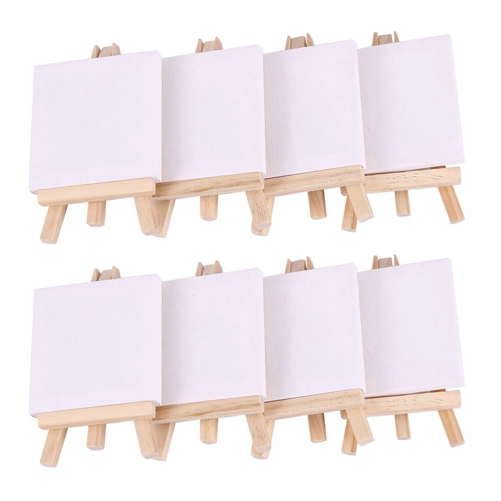 48Set Artists 5 Inch Mini Easel +3 Inch X3 Inch Mini Canvas Set ...