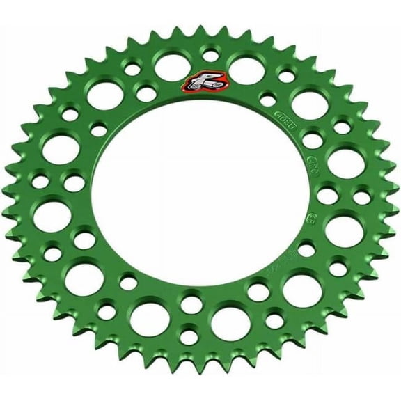 48T Ren Ultralight Rear Sprocket for 2004-2006 Suzuki RM65 , Green
