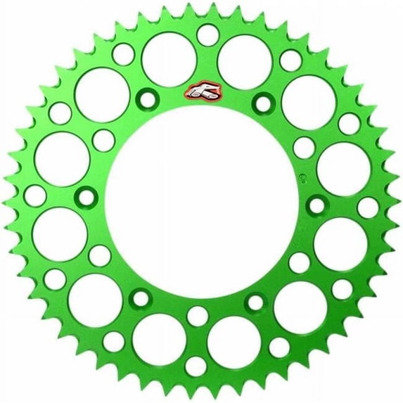 48T Ultralight Rear Sprocket for 1986-1988 Kawasaki KDX200C1-C2-C3 , Green