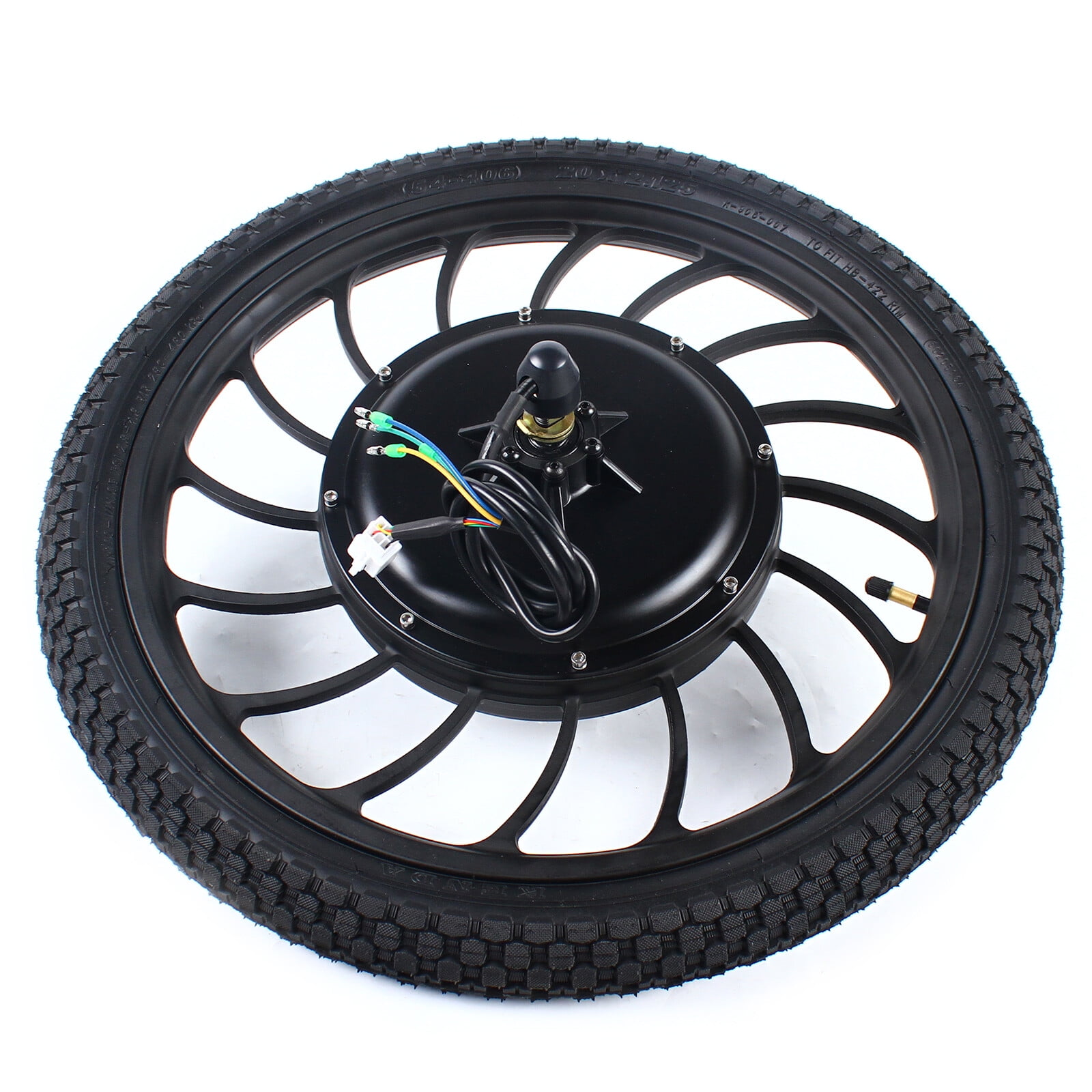48V 1000W 20" E-bike Rear Wheel Electric Bicycle Motor Conversion Kit Hub