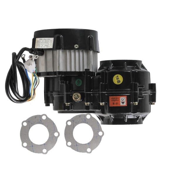 48V 1000W Brushless Differential Motor 4800 RPM 18-35AH Rated Current Replacement + Differential Gear Box for Go Kart Golf Cart Tricycle Electric Bike ATV Scooter