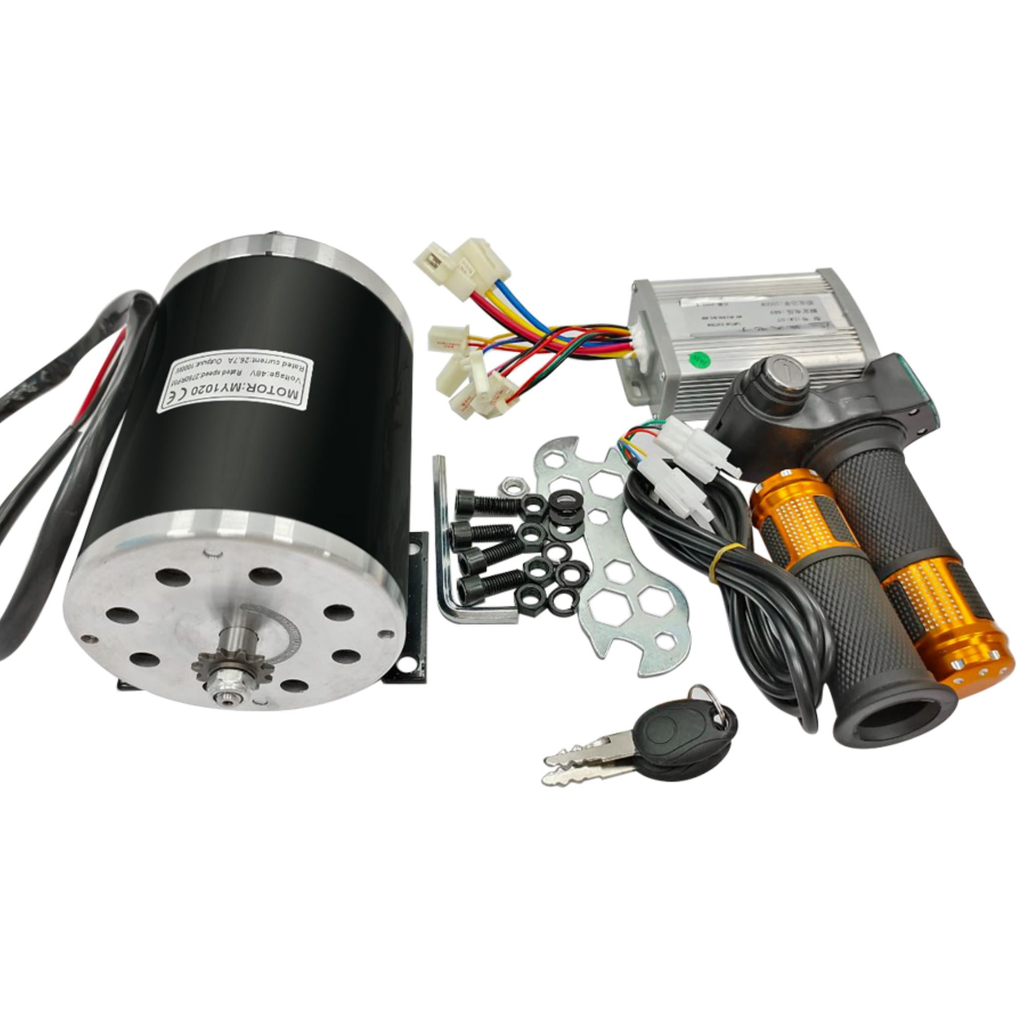 48V 1000W Electric Bicycle Conversion Kit with Throttle Control - Ideal for E-Bike, Scooter, Motor, ATV - Easy Installation and Smooth Riding Experience