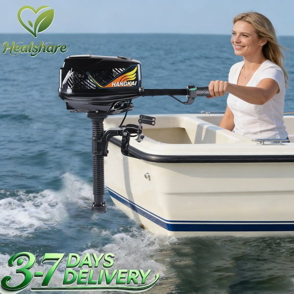 48V 1000W Electric Outboard Motor, Brushless Trolling Motor, Jet Pump Short Shaft, 3700rpm Pure Copper Core, Aluminum Alloy Saltwater Proof, Easy Install with Manual, for Fishing Boat