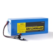 48V 12Ah Battery Rechargeable Li-Ion Pack 20A BMS for 0-750W Motor